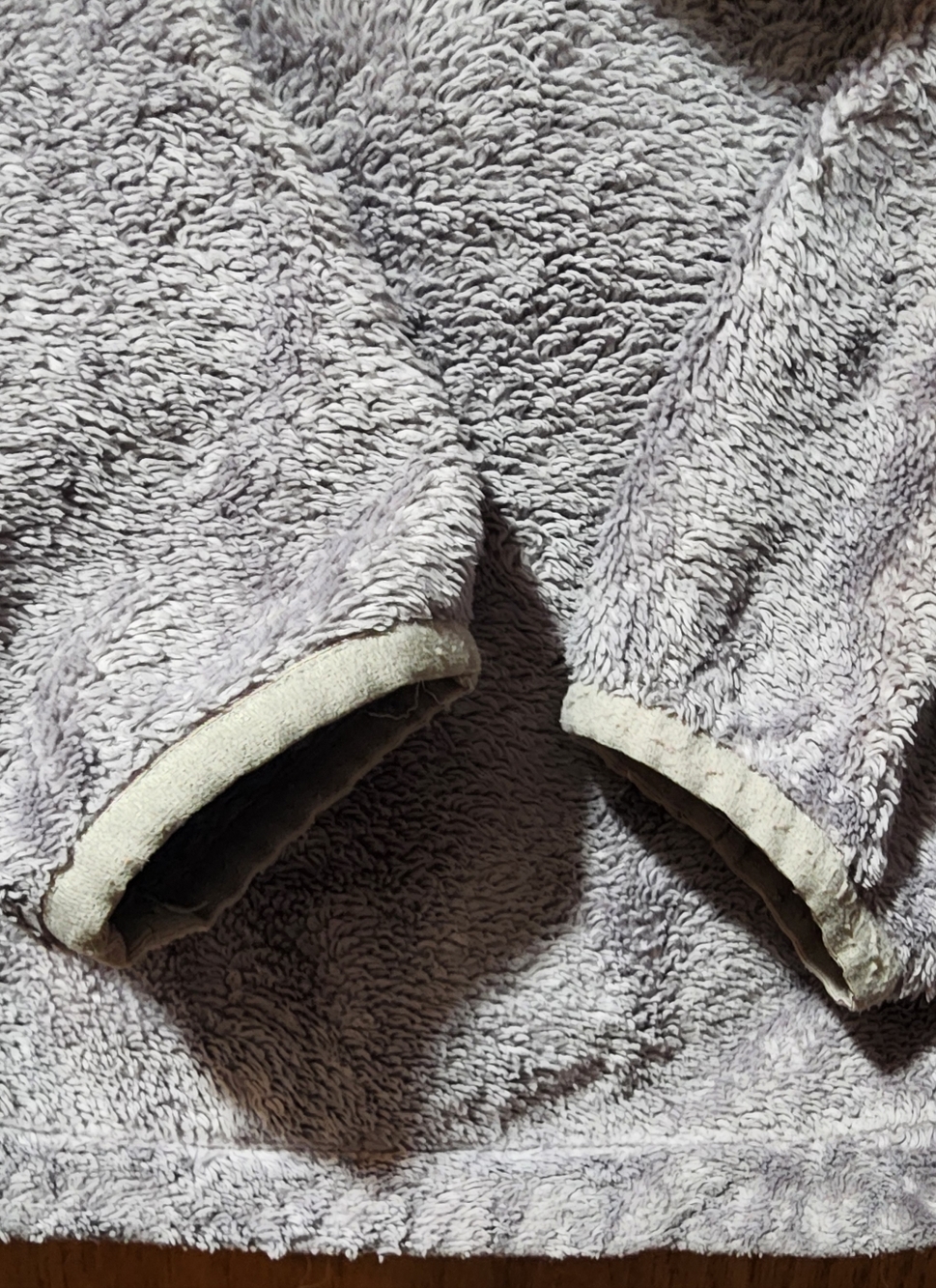 The North Face Osito 2 full-zip fleece Light Gray Fuzzy Jacket Small - Picture 6 of 11